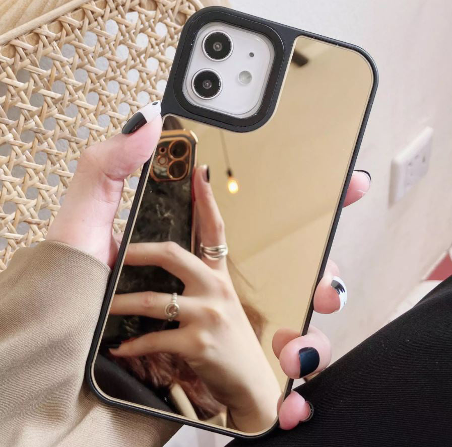 Premium iPhone Reflective Mobile Case Cover - Mirror