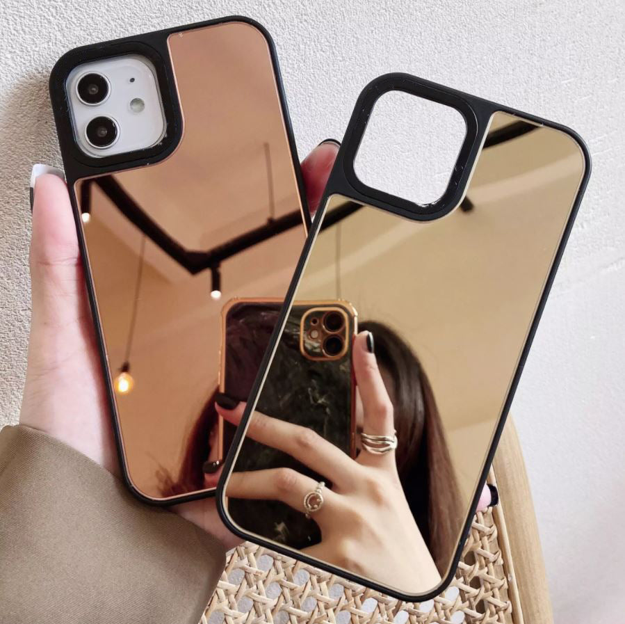 Premium iPhone Reflective Mobile Case Cover - Mirror