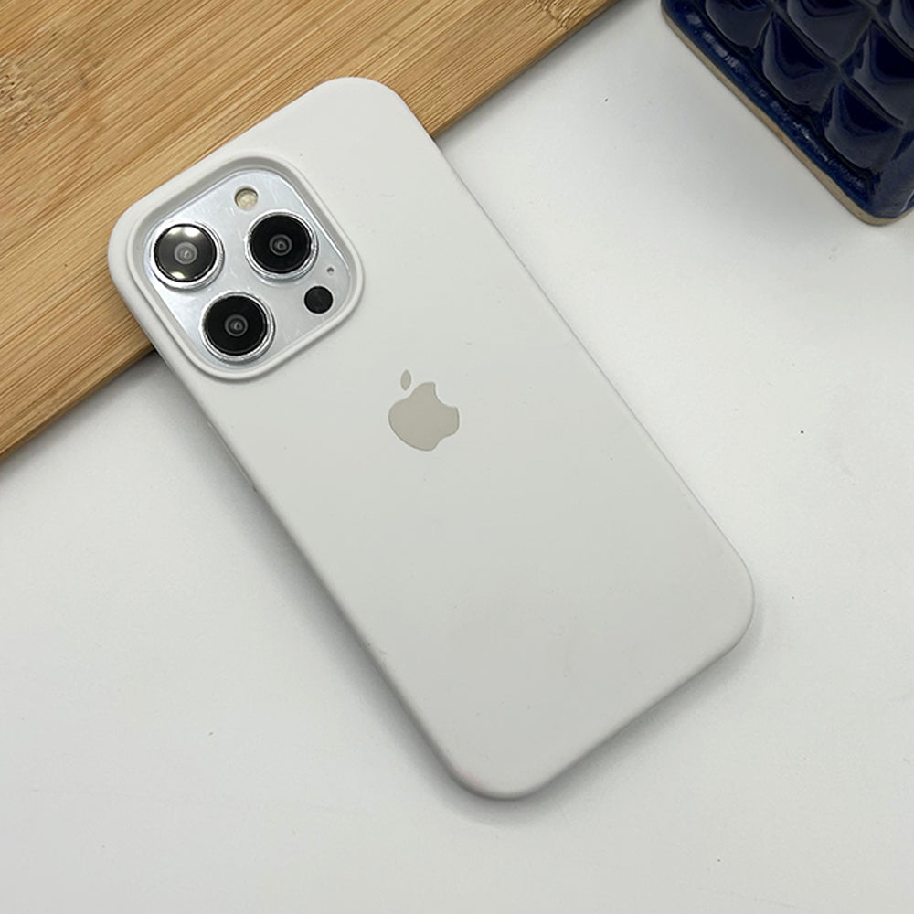 iPhone Liquid Silicone Case Cover White Clearance