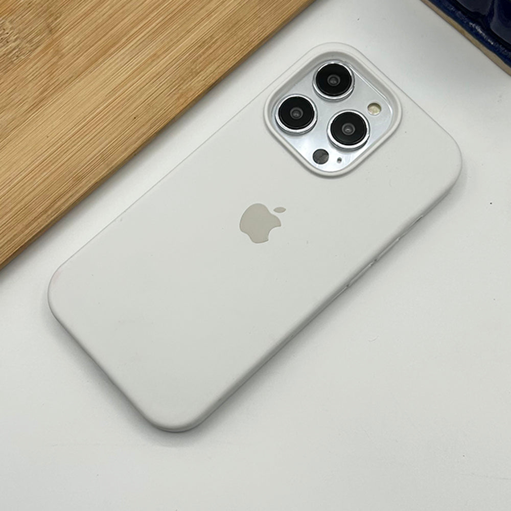 iPhone Liquid Silicone Case Cover White Clearance