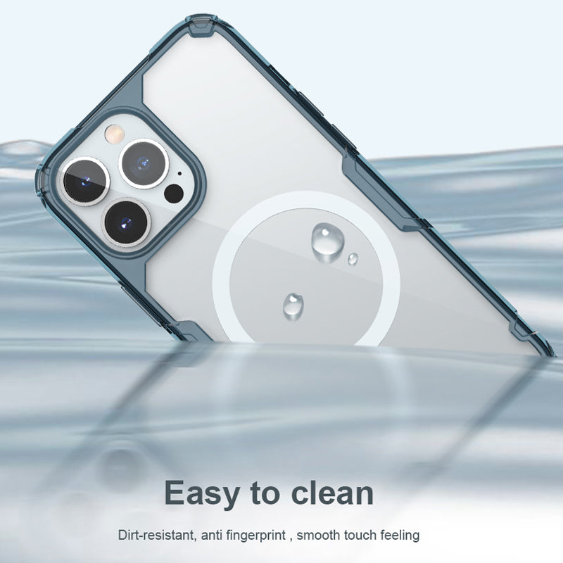 Nillkin iPhone 15 Series Magsafe Clear Drop Resistant Magnetic Case Cover