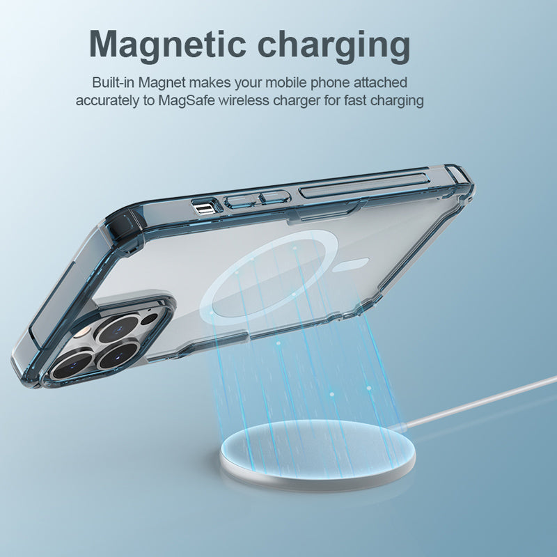 Stylish iPhone Magsafe Magnetic Mobile Case Cover - Nillkin Fall Resistant