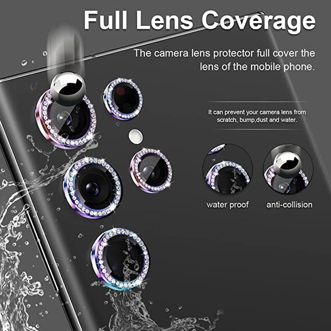 Samsung Galaxy S23 Ultra Glitter Diamond Camera Lens Kit