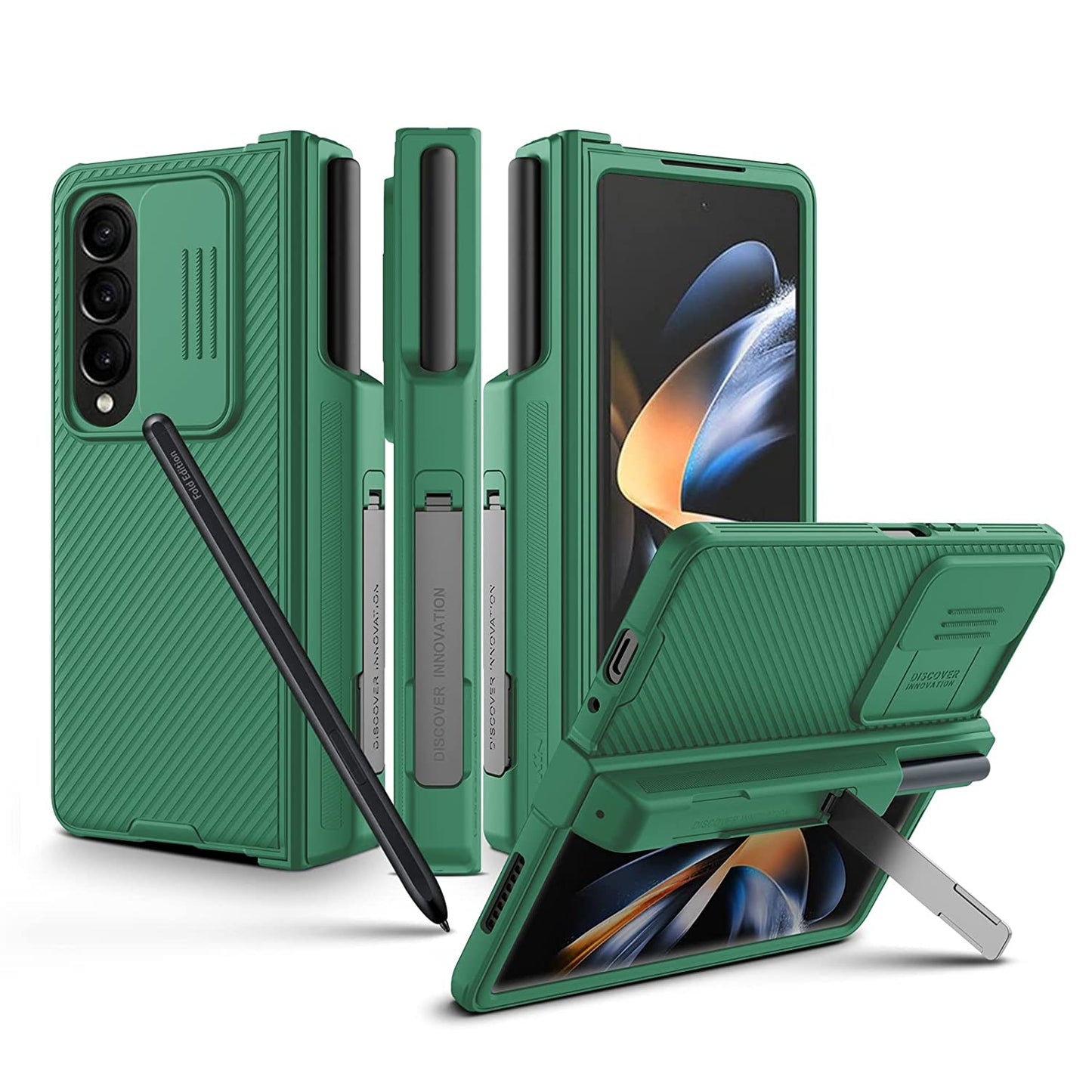 Nillkin CamShield Pro Full Set Case Cover for Samsung Z Fold 4 Green