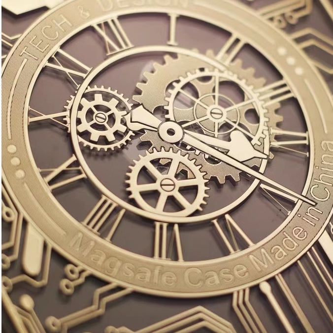 iPhone 12 / 12 Pro 3D Mecha Edition Luxury Watch MagSafe Case Cover Clearance Sale
