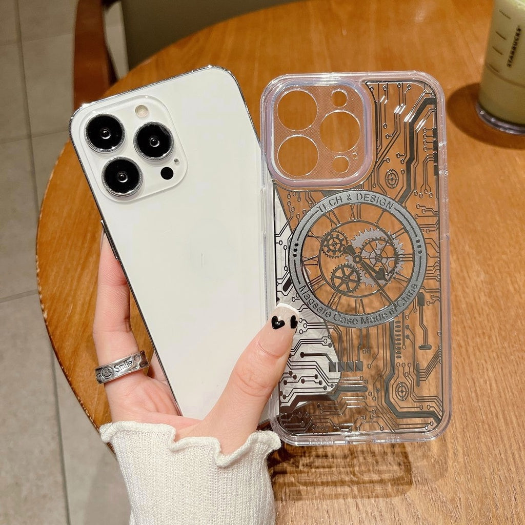 iPhone 12 / 12 Pro 3D Mecha Edition Luxury Watch MagSafe Case Cover Clearance Sale
