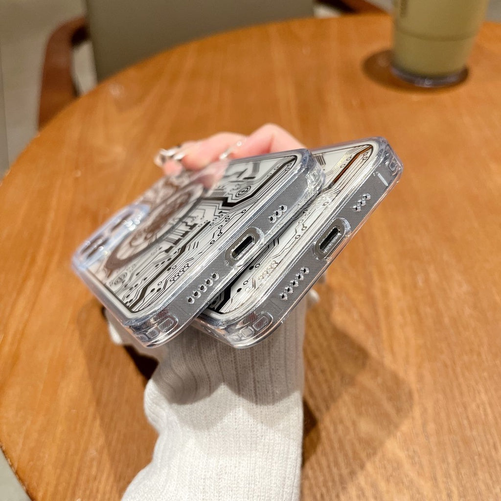 iPhone 12 / 12 Pro 3D Mecha Edition Luxury Watch MagSafe Case Cover Clearance Sale