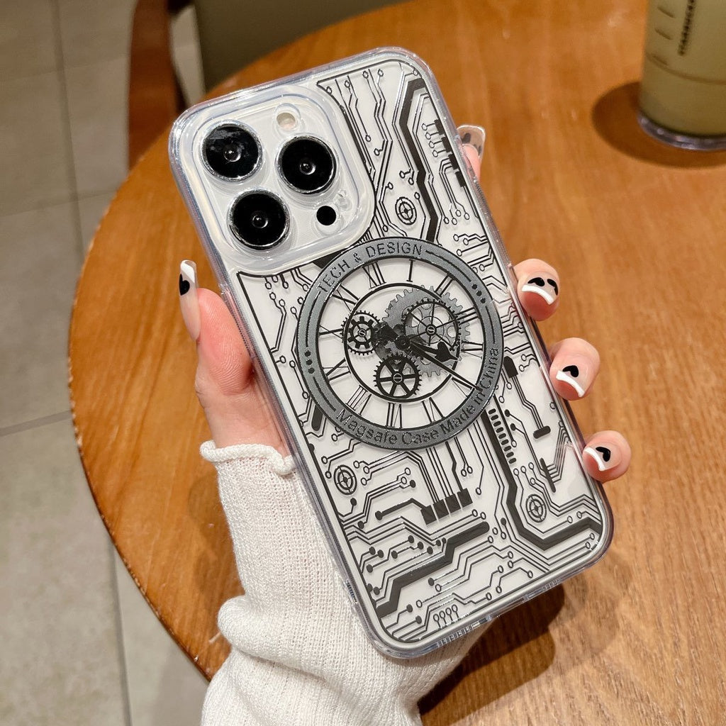 iPhone 12 / 12 Pro 3D Mecha Edition Luxury Watch MagSafe Case Cover Clearance Sale