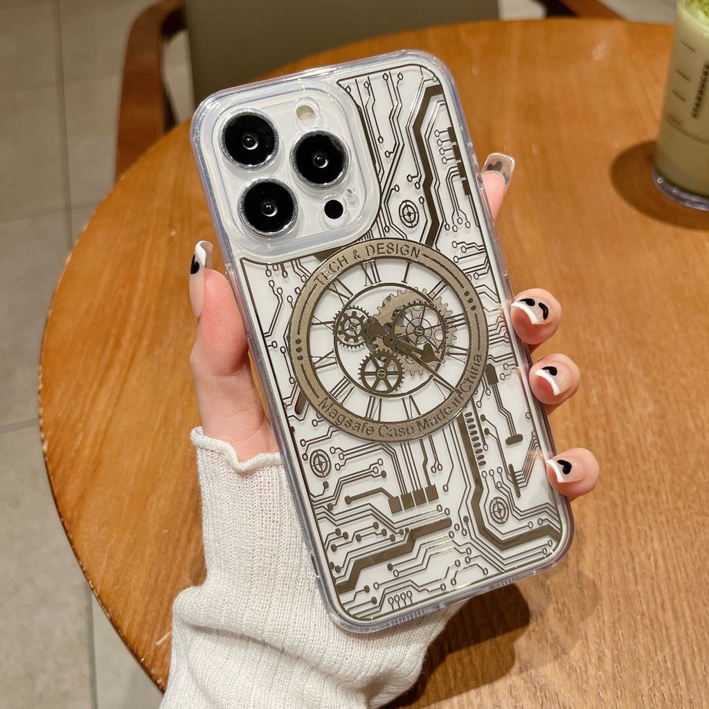 iPhone 12 / 12 Pro 3D Mecha Edition Luxury Watch MagSafe Case Cover Clearance Sale