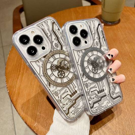 iPhone 12 / 12 Pro 3D Mecha Edition Luxury Watch MagSafe Case Cover Clearance Sale