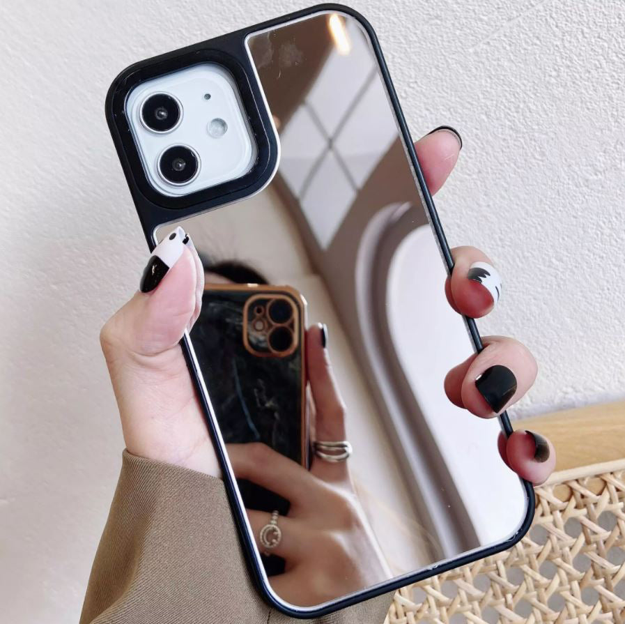 Premium iPhone Reflective Mobile Case Cover - Mirror